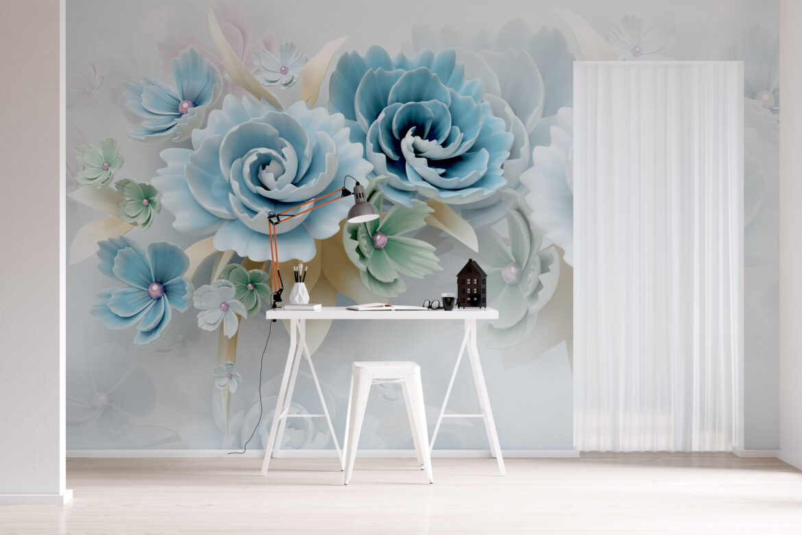 Vintage Floral Mural Wallpaper | Mural wallpaper for walls