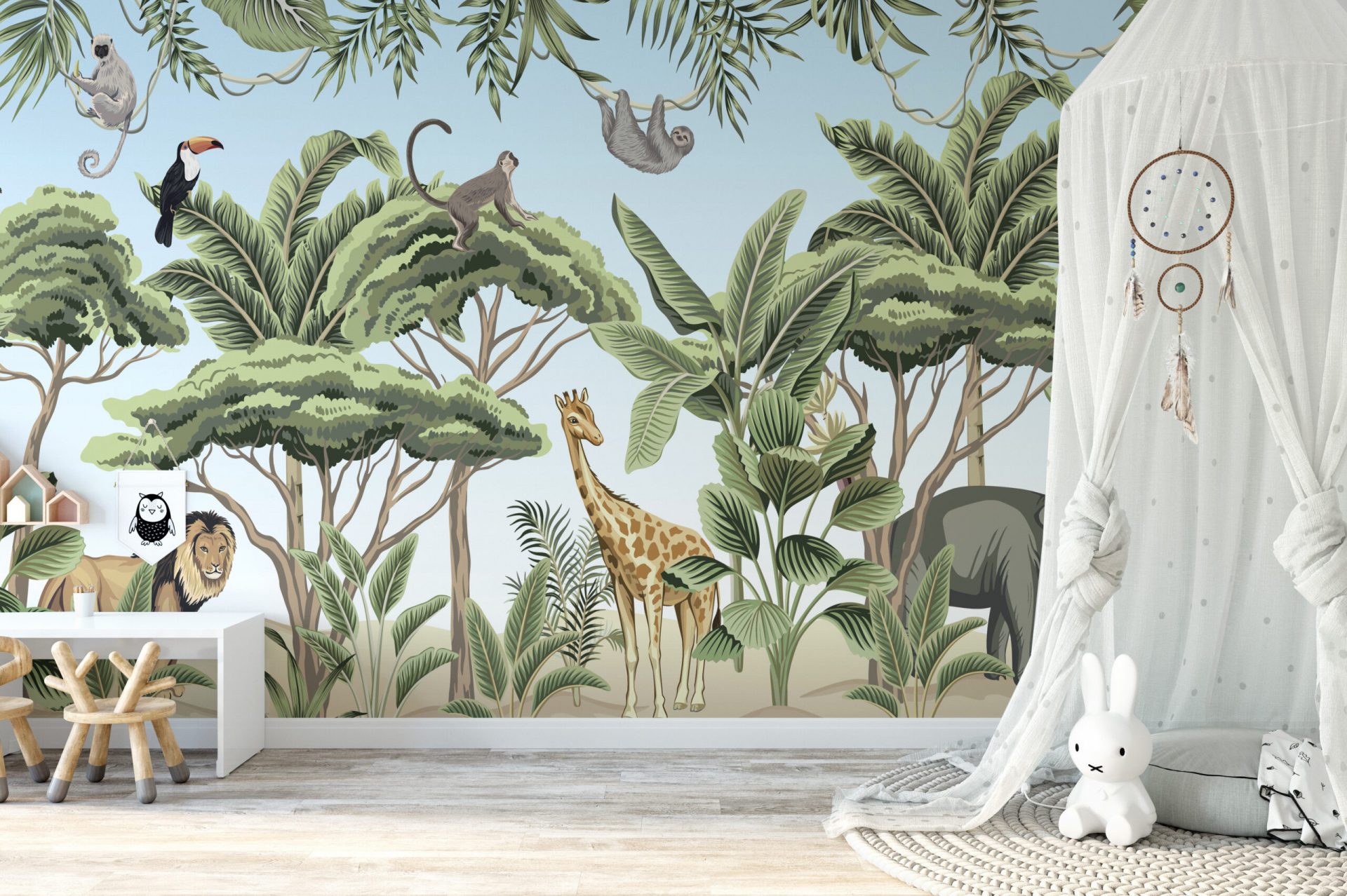 Tropical Mural Wallpaper‍