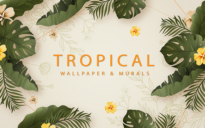 Best Tropical Wallpaper Ideas | Best Peel and Stick Wallpaper