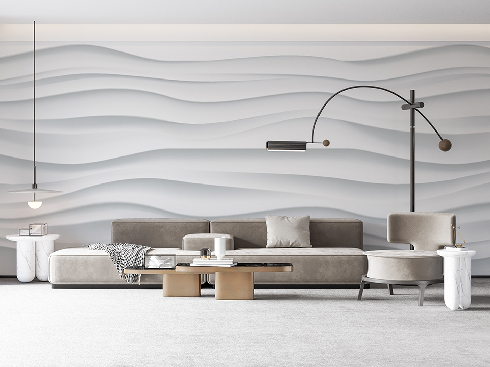 Buy Modern 3D Wallpaper Wall Art Wall Paper Wall Mural Living Room Online  in India - Etsy