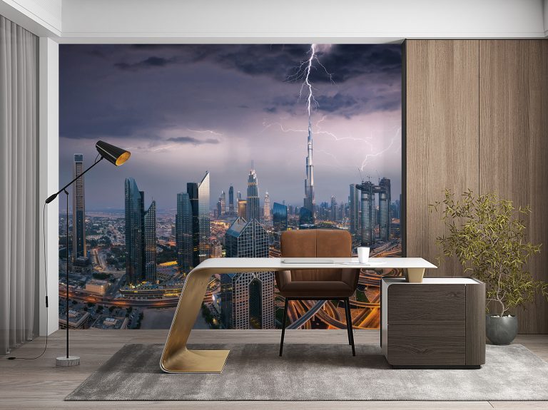 Dubai Skyline Wallpaper Mural