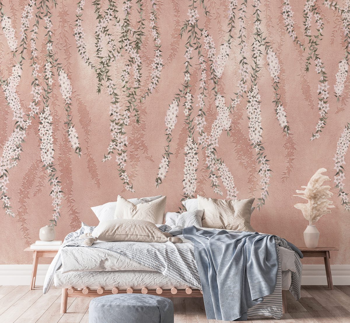 Purple Tropical Floral Wallpaper | Removable Wallpaper | Peel And Stick  Wallpaper | Wall Mural Wallpaper | Wall Paper Peel And Stick 2325  JamesAndColors