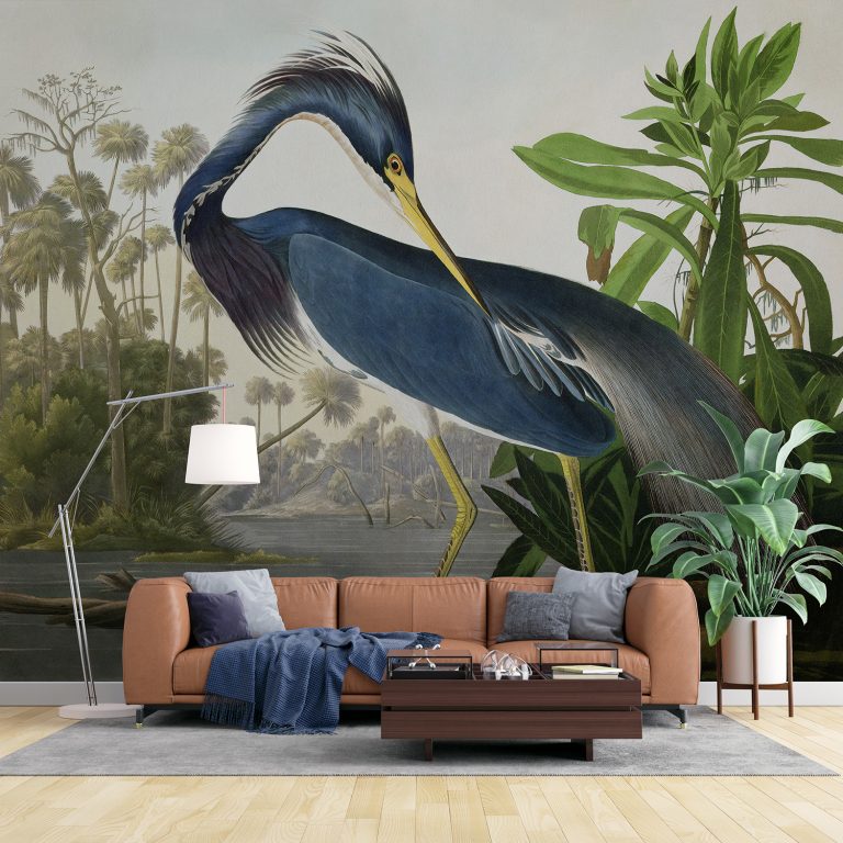 Blue Heron Wallpaper Murals