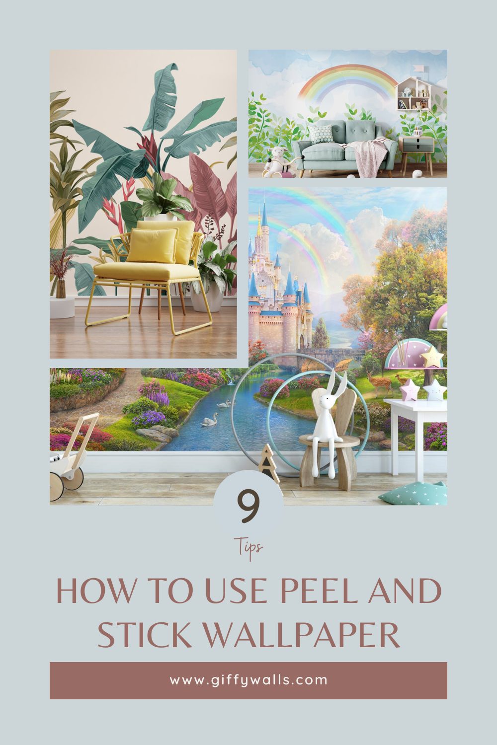 How to Apply Peel and Stick Wallpaper