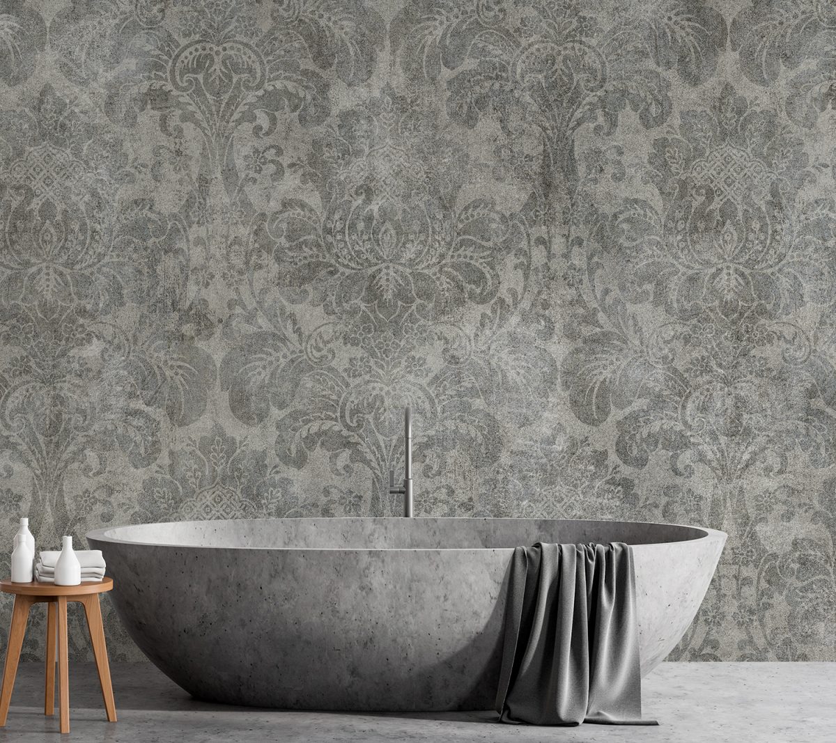 Old Crackle Cement Wallpaper Mural