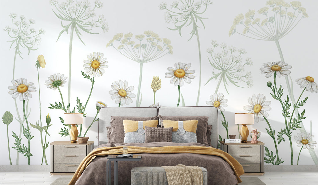 The Best White Wallpaper Trends for Creating a Calm Bedroom Space