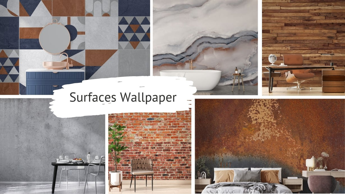 Surfaces Wallpaper for an Authentic Touch Without the Hassle