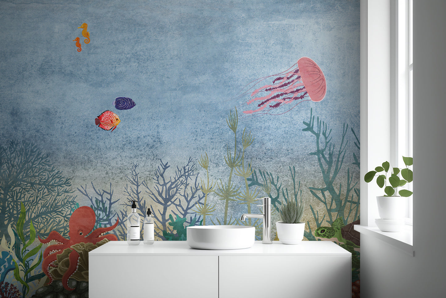 Marine Life Underwater Wallpaper Mural