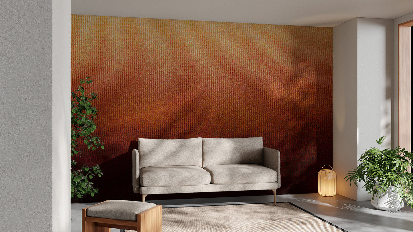 Abstract Warm Ombre Wall Mural