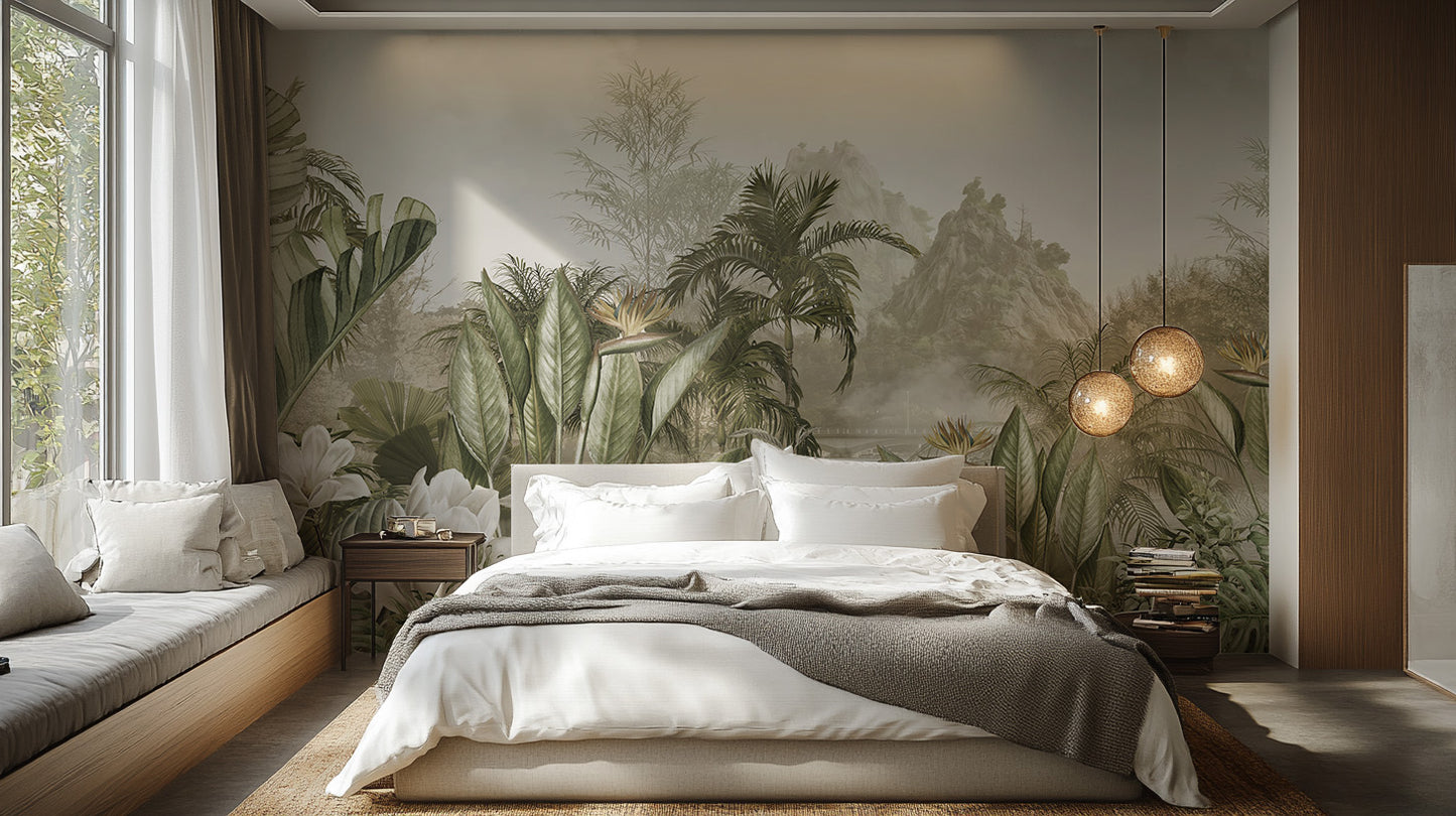 Ethereal Jungle Panorama Mural