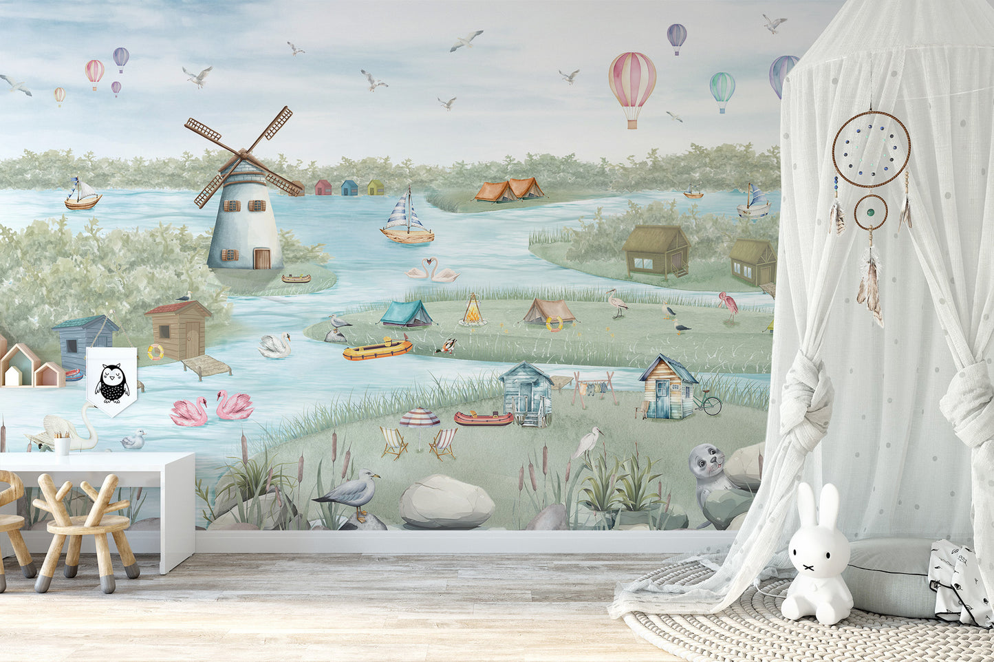 Breezy Shores Wall Mural