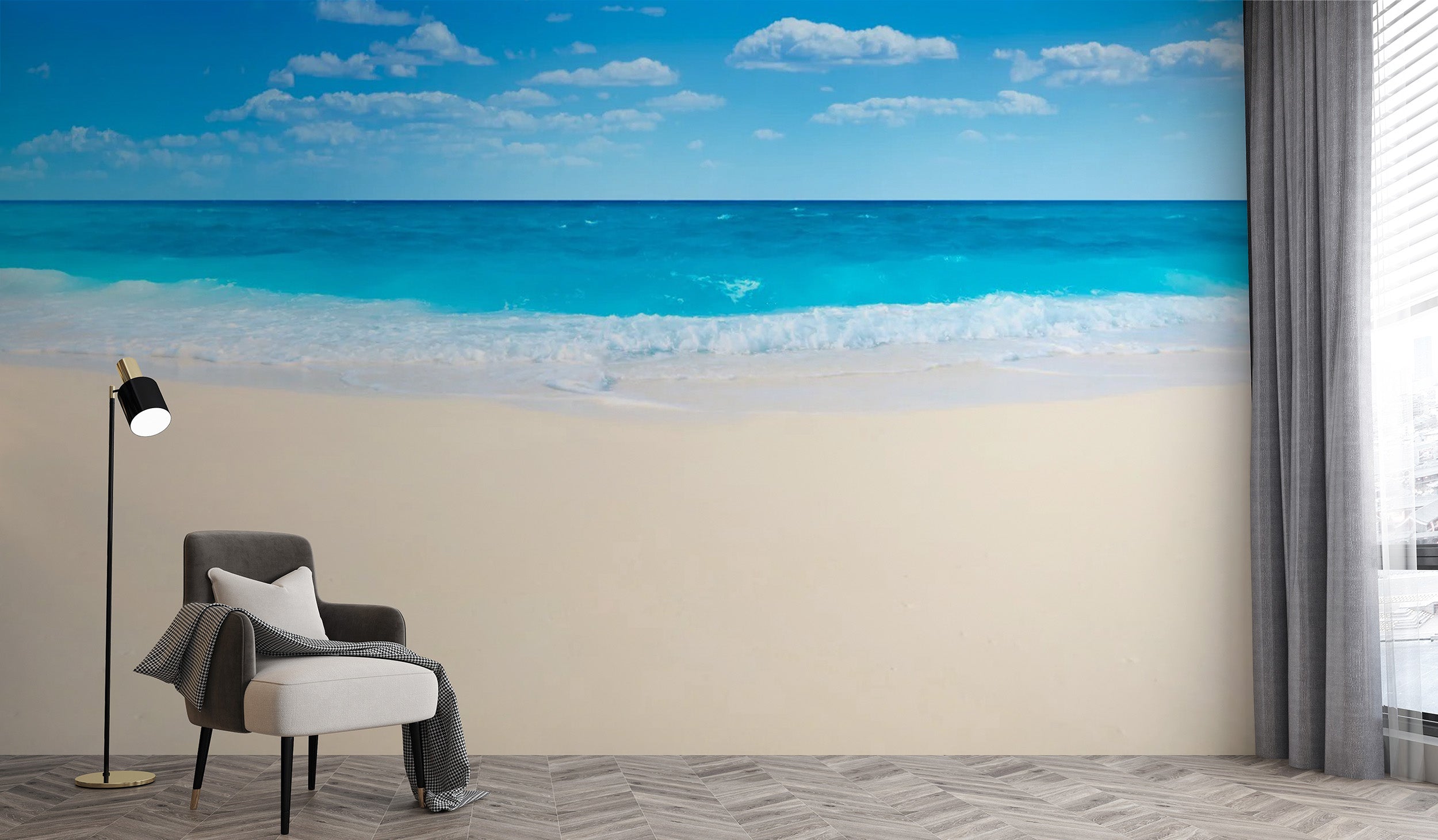 Bahamas Beach Wallpaper Mural - Giffywalls