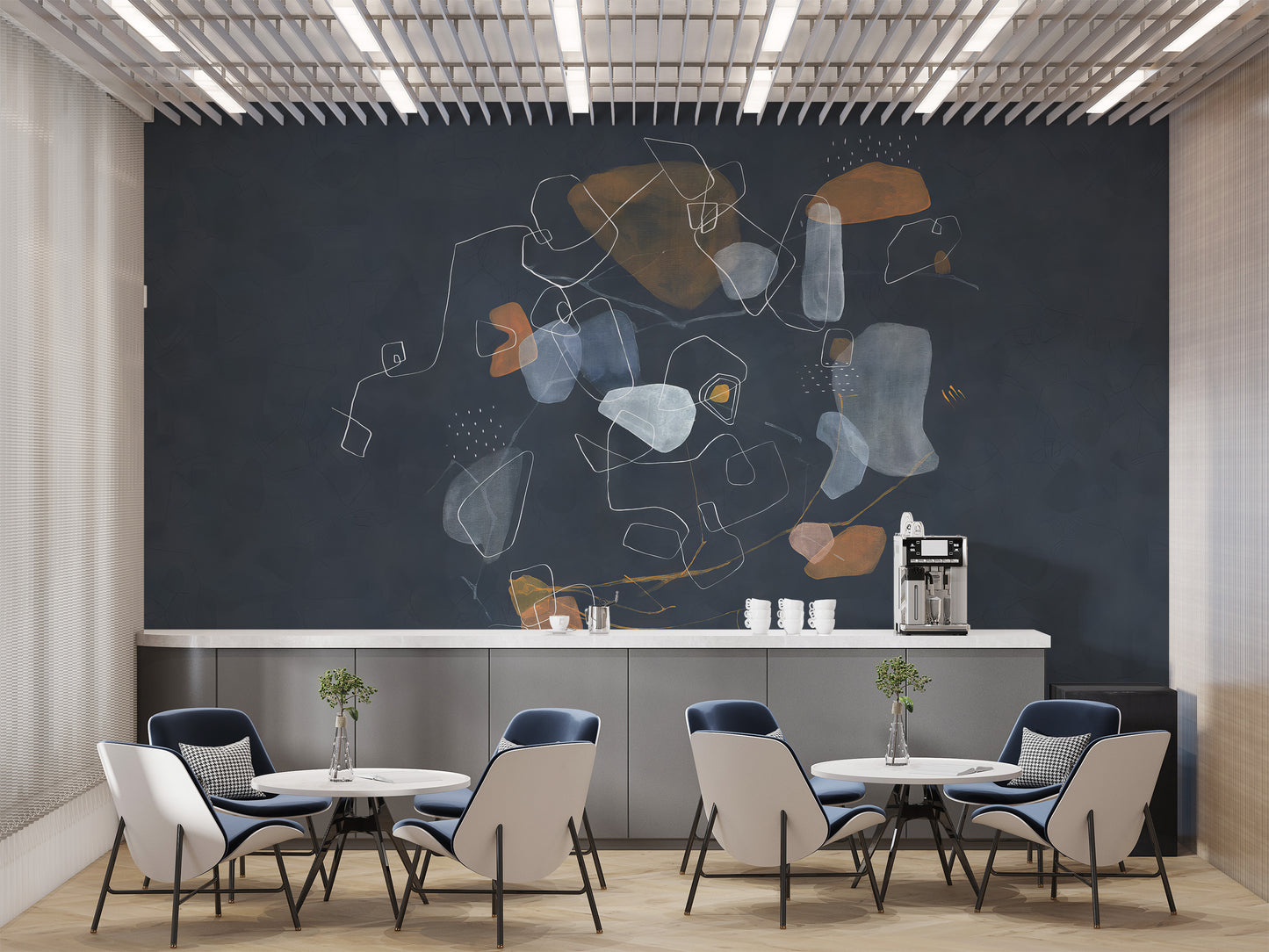 Cosmic Rhythm Wallpaper Mural