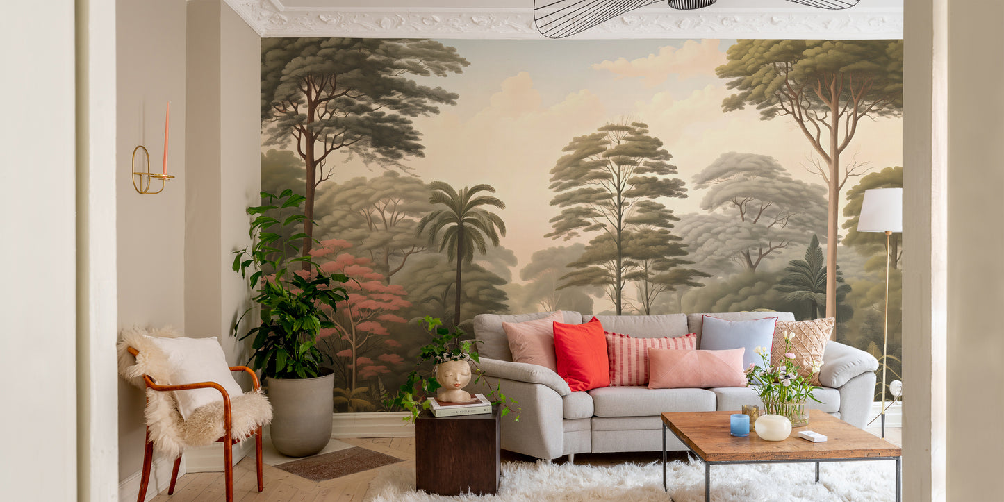 Exotic Arboretum Wallpaper Mural