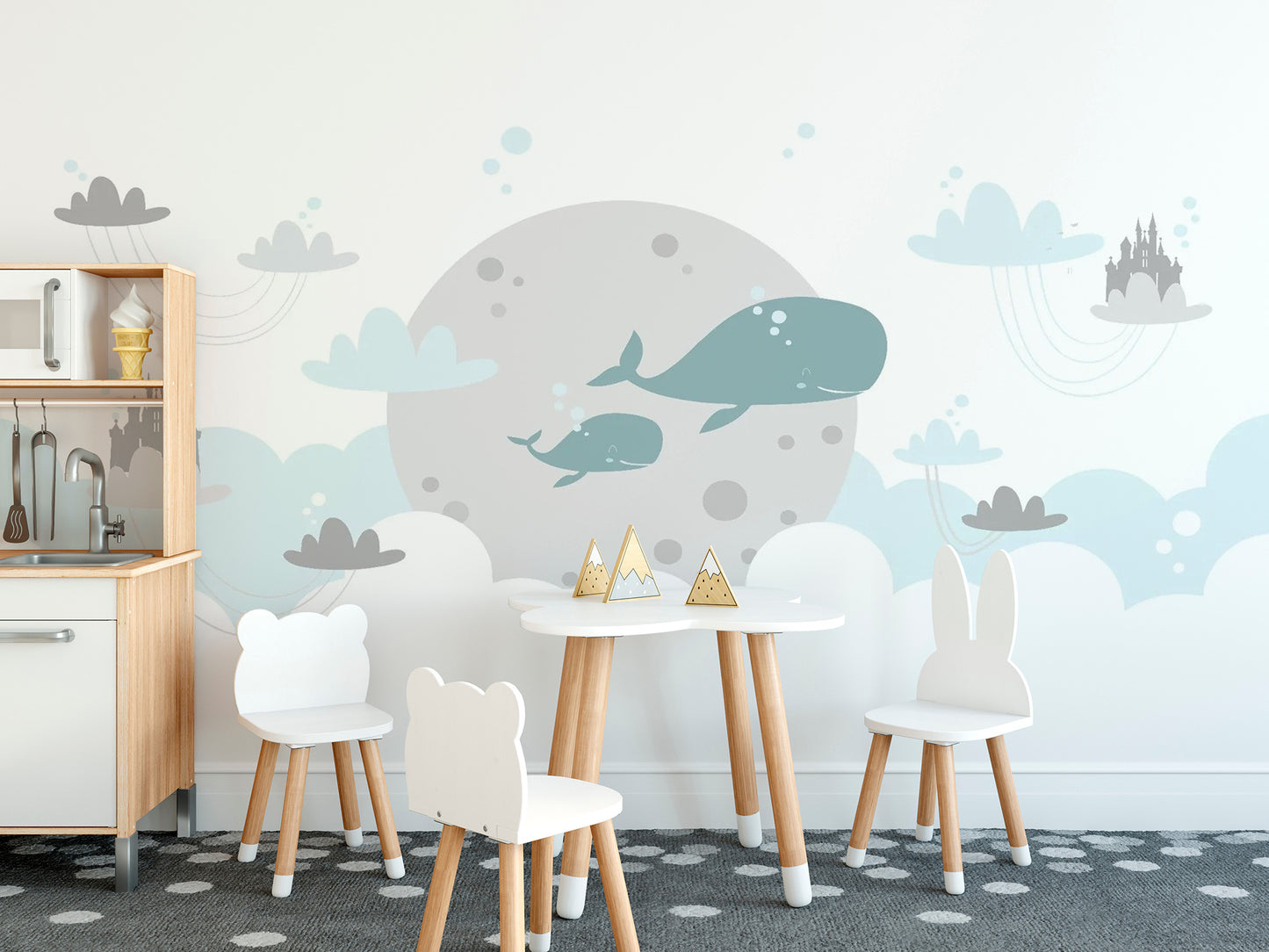 Cute Baby Room Wallpaper Mural