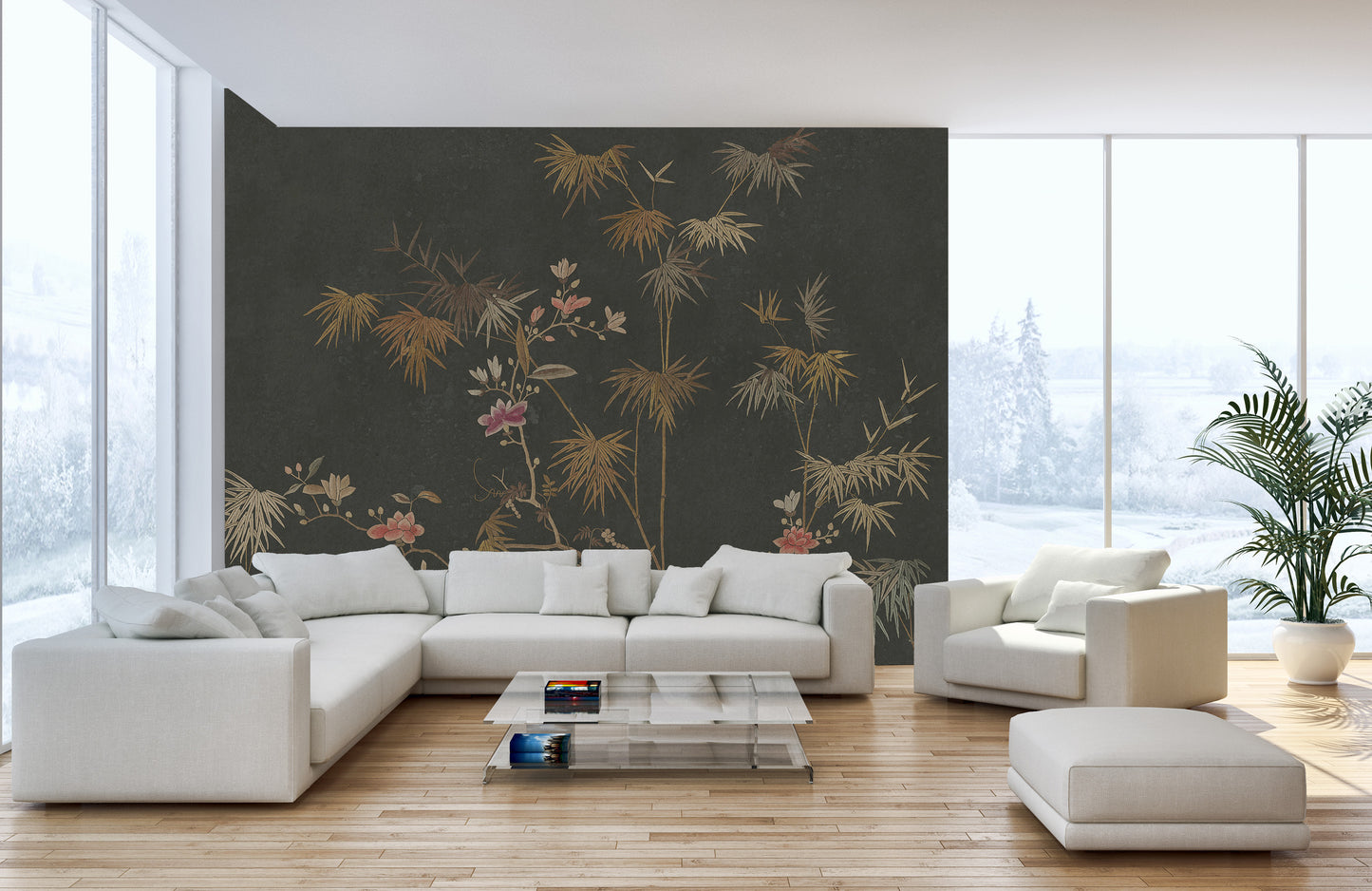 Bamboo Grove Chinoiserie Wallpaper for timeless style