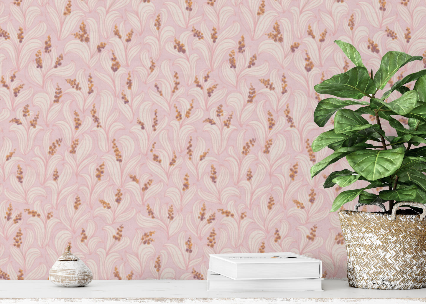 Self-adhesive Lily Valley Dance wallpaper for walls