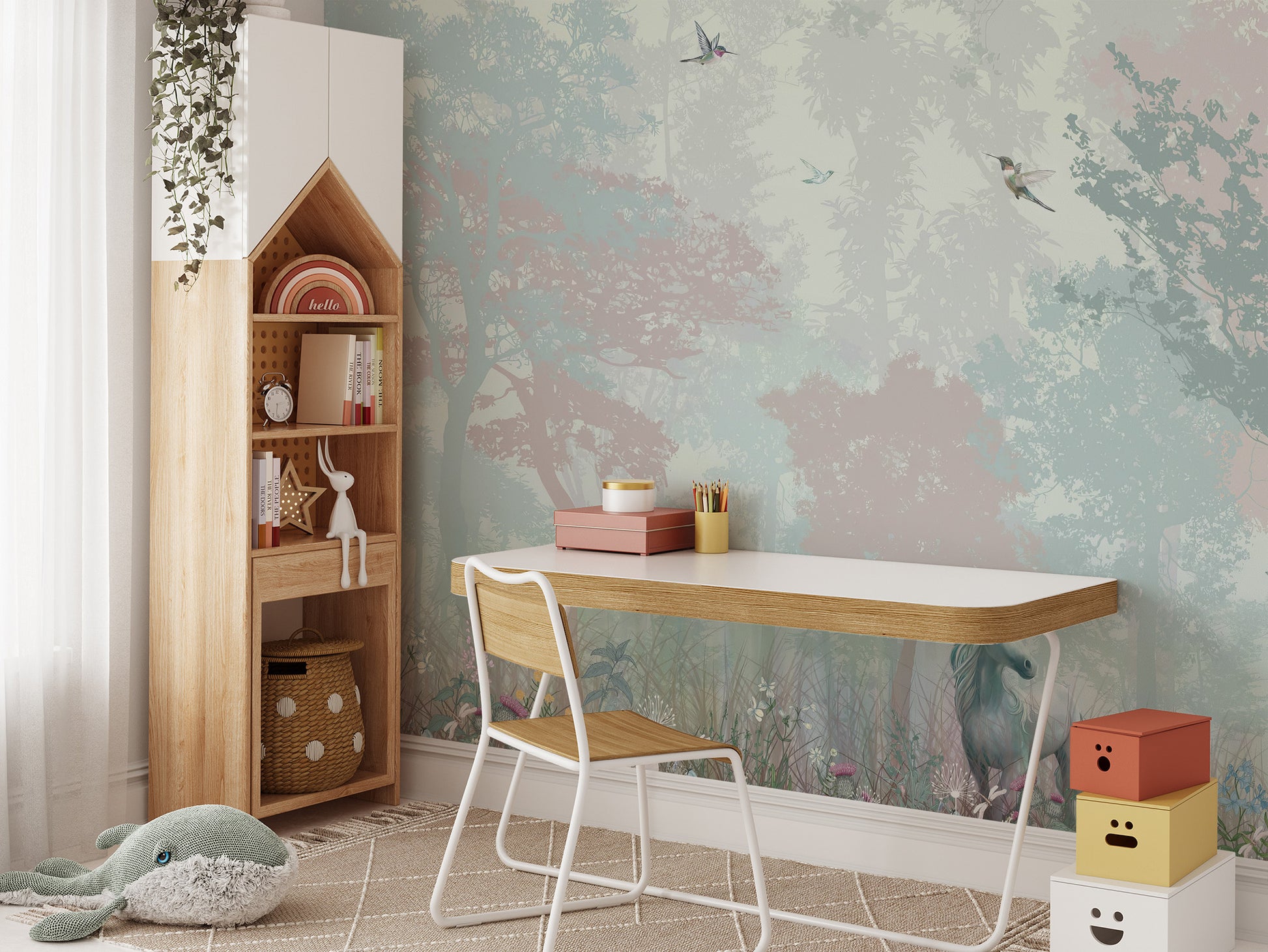 Fairy Forest Self-Adhesive Wallpaper