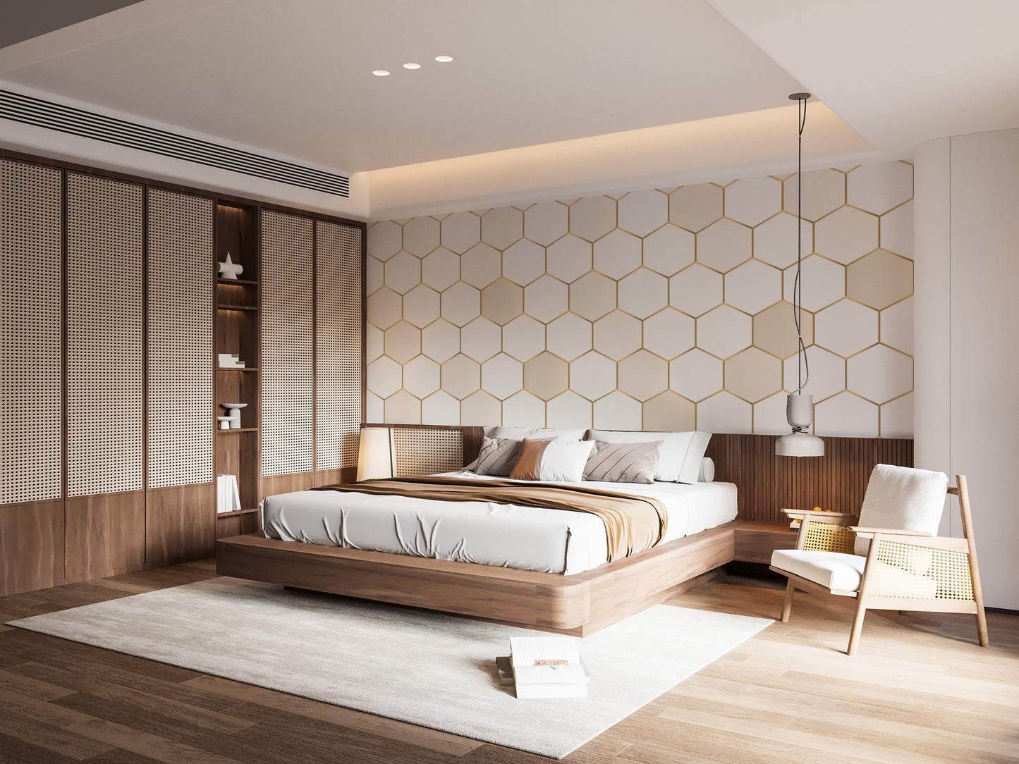 Honeycomb Hexagon wallpaper Murals