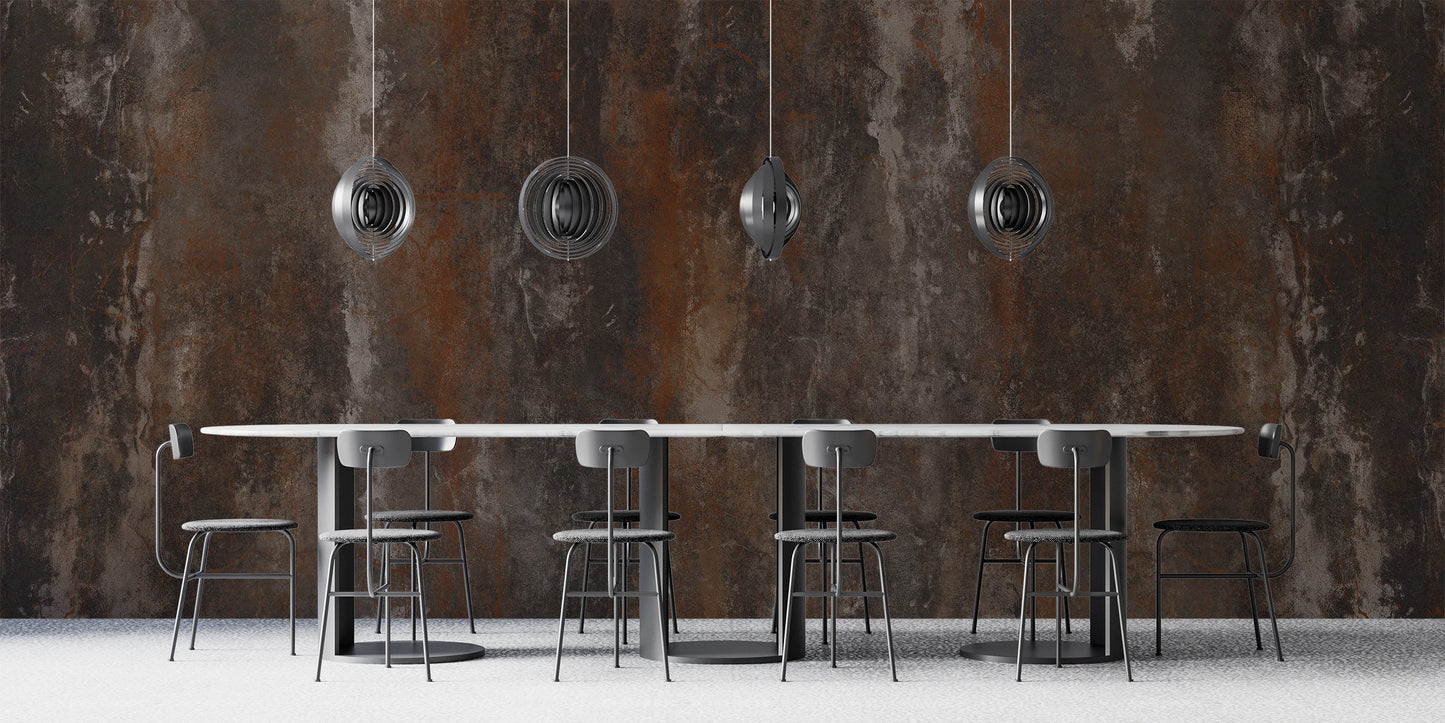 Rustic Metal Texture Wallpaper Mural