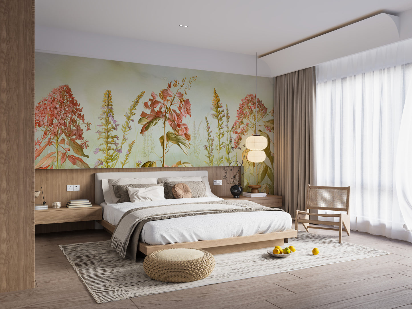 Wild Flowers Meadows Wallpaper Murals