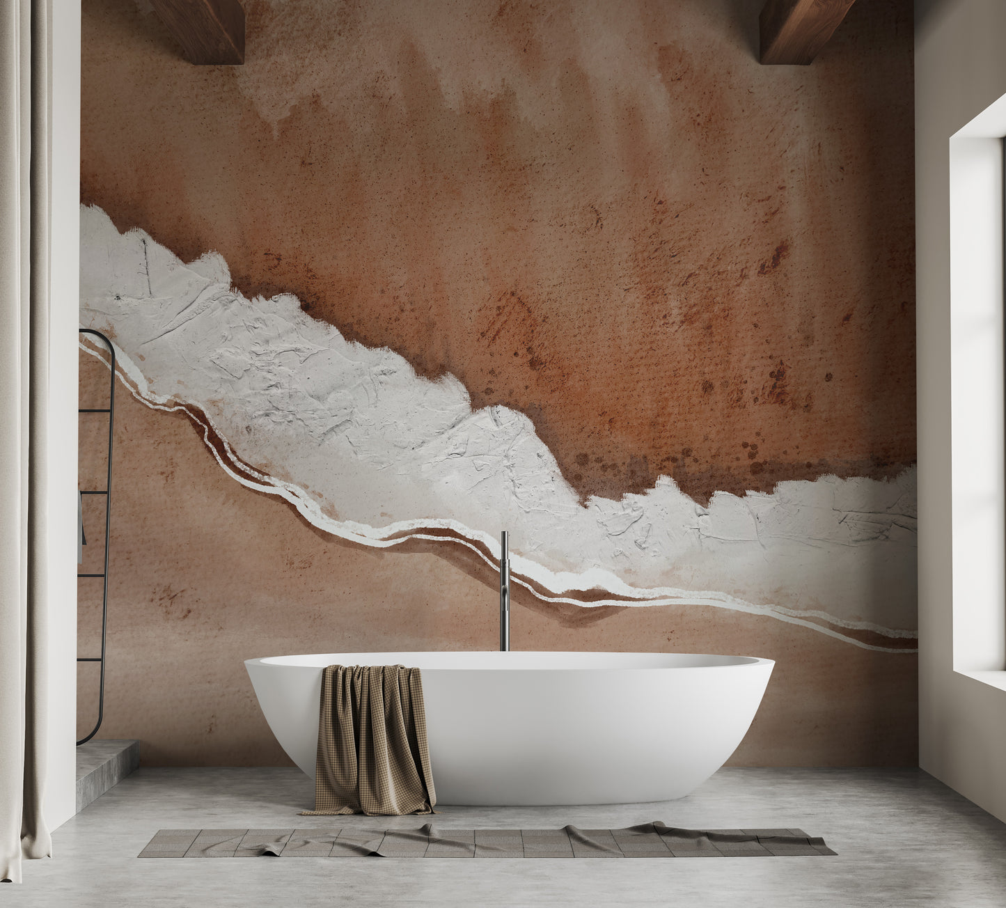 Rustic Horizon Textured Wall Mural