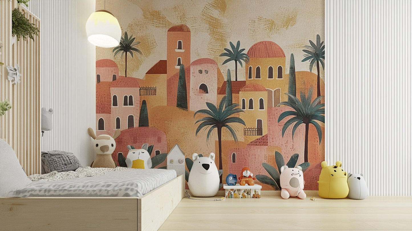 Terracotta House Wall Mural