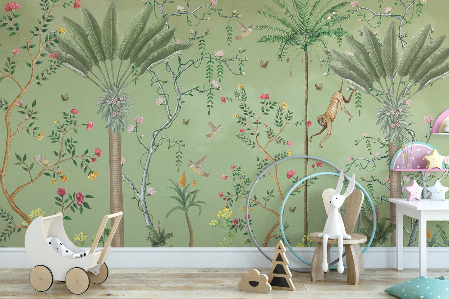 Sophisticated Tropical Chinoiserie Wall Art