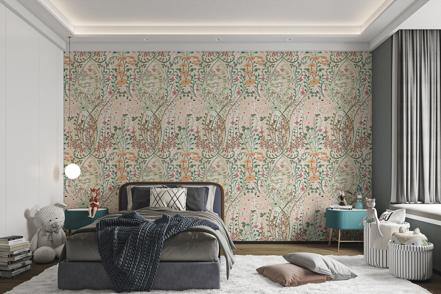 Enchanted Garden Floral Scented Wallpaper
