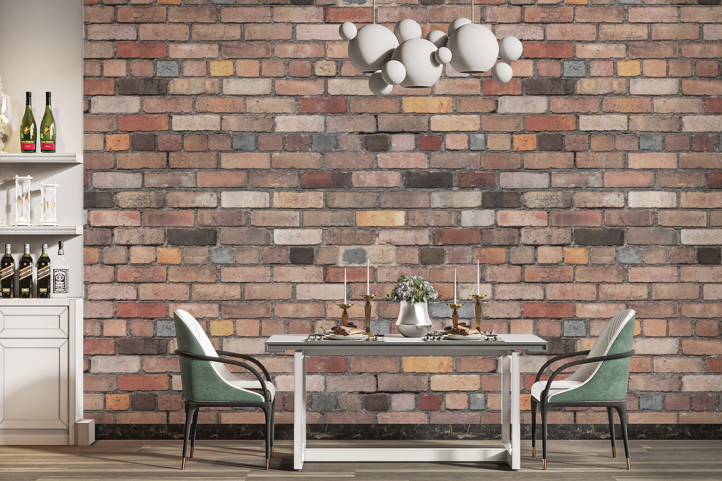 Rustic Charm Brick wallpaper Mural