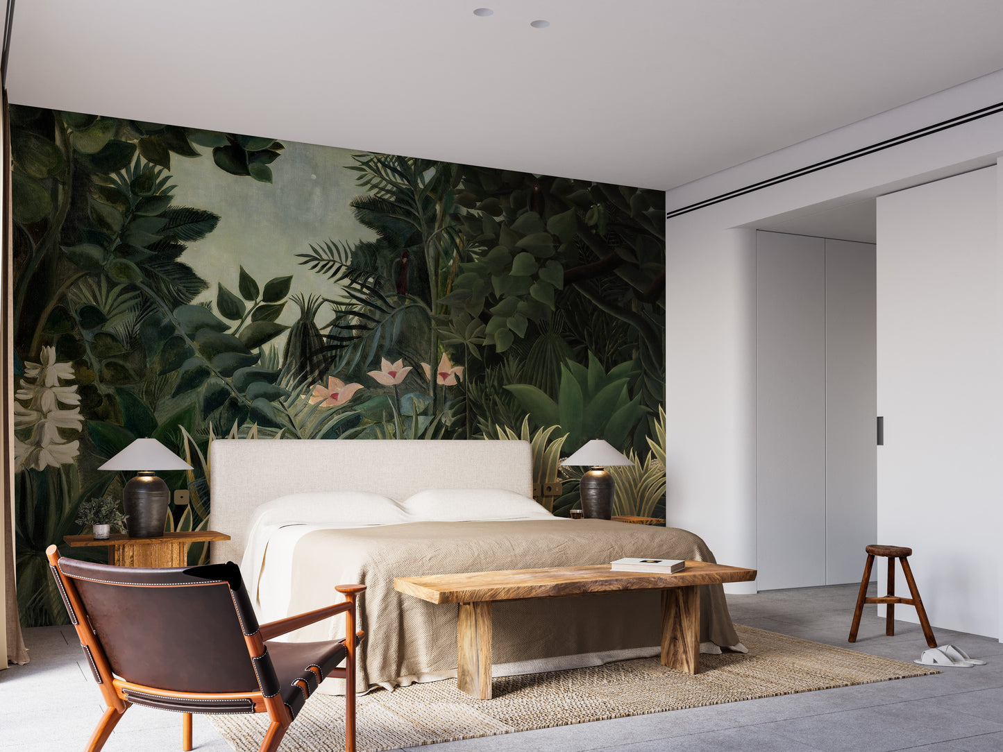 Lush Tropical Forest Wall Mural
