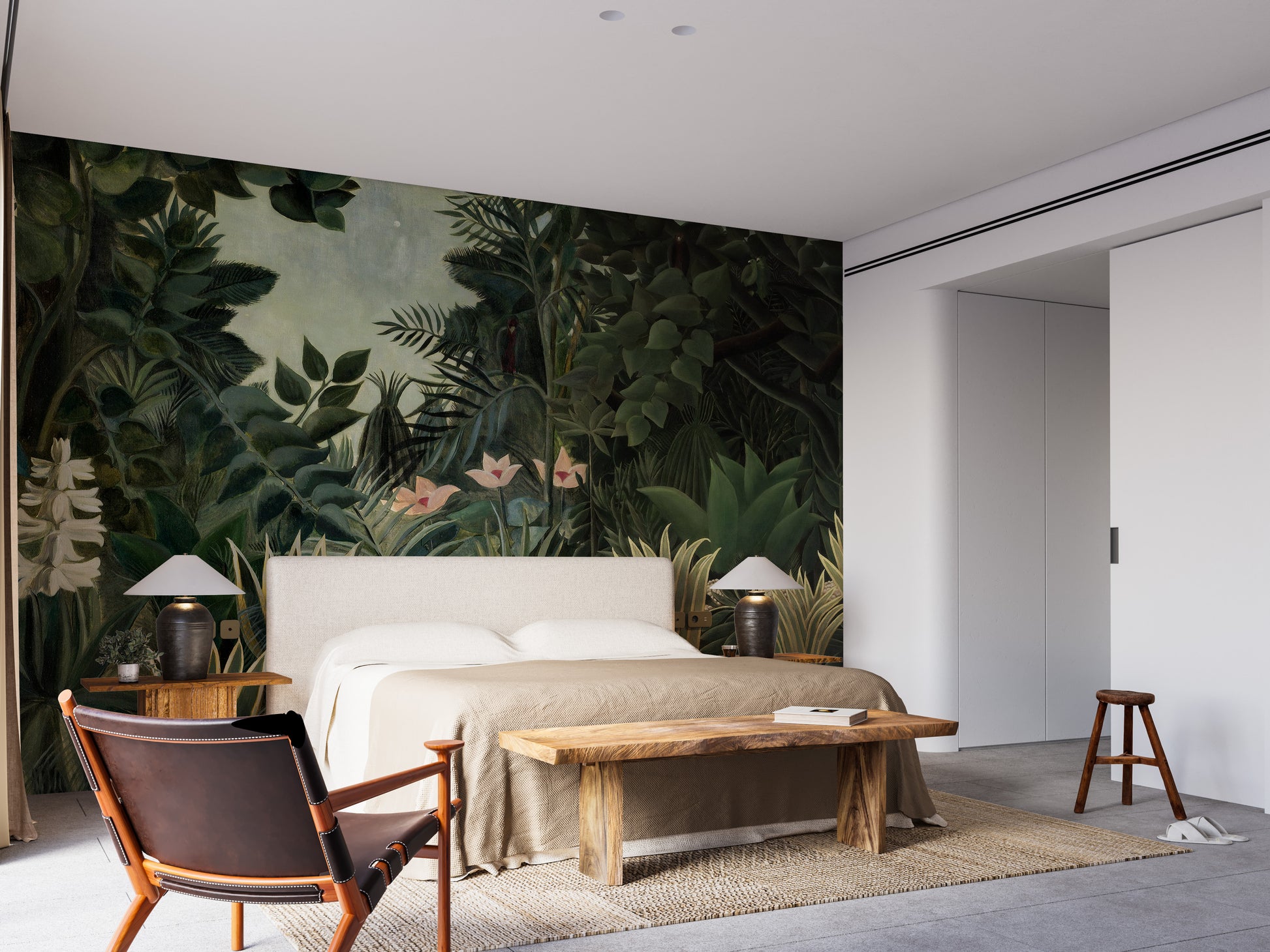 Lush Tropical Forest Wall Mural
