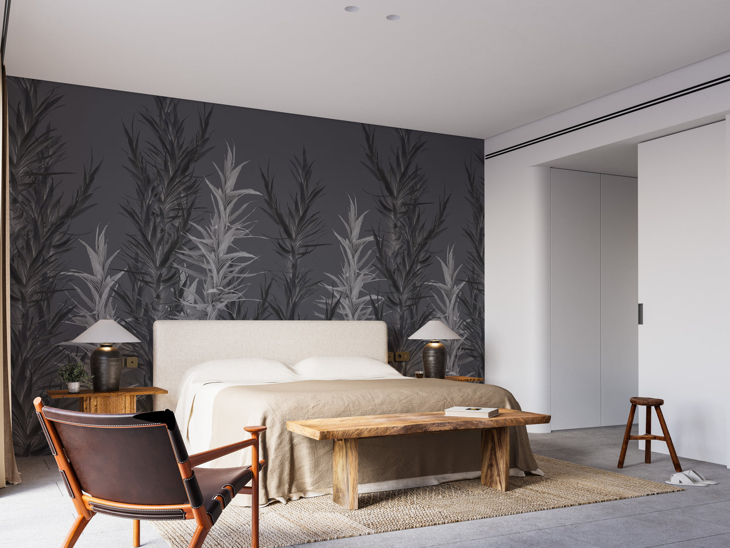 Grey Dracaena Wallpaper Murals - Giffywalls