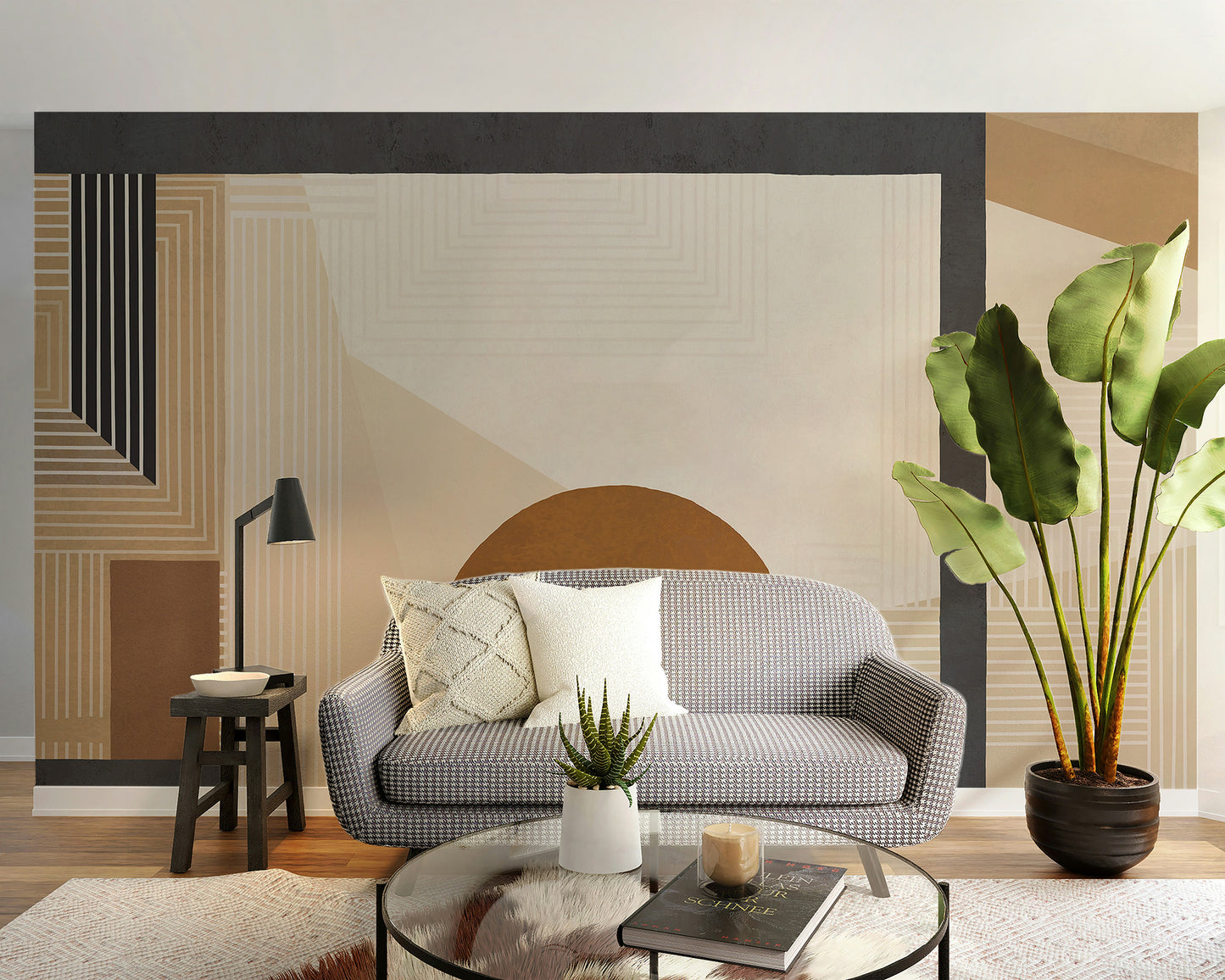 Geometric Modern Art Wall Mural