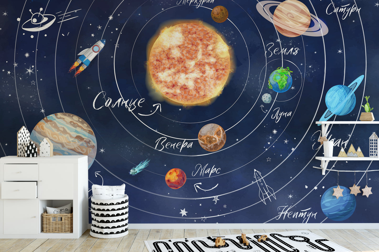 Stellar Orbit Wall Mural