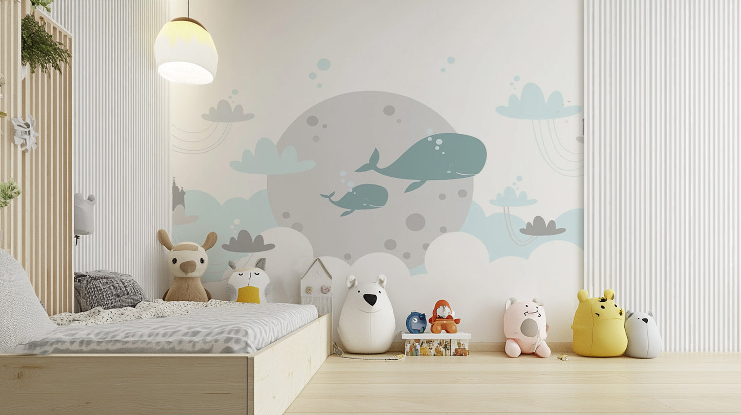 Cute Baby Room Wallpaper Mural