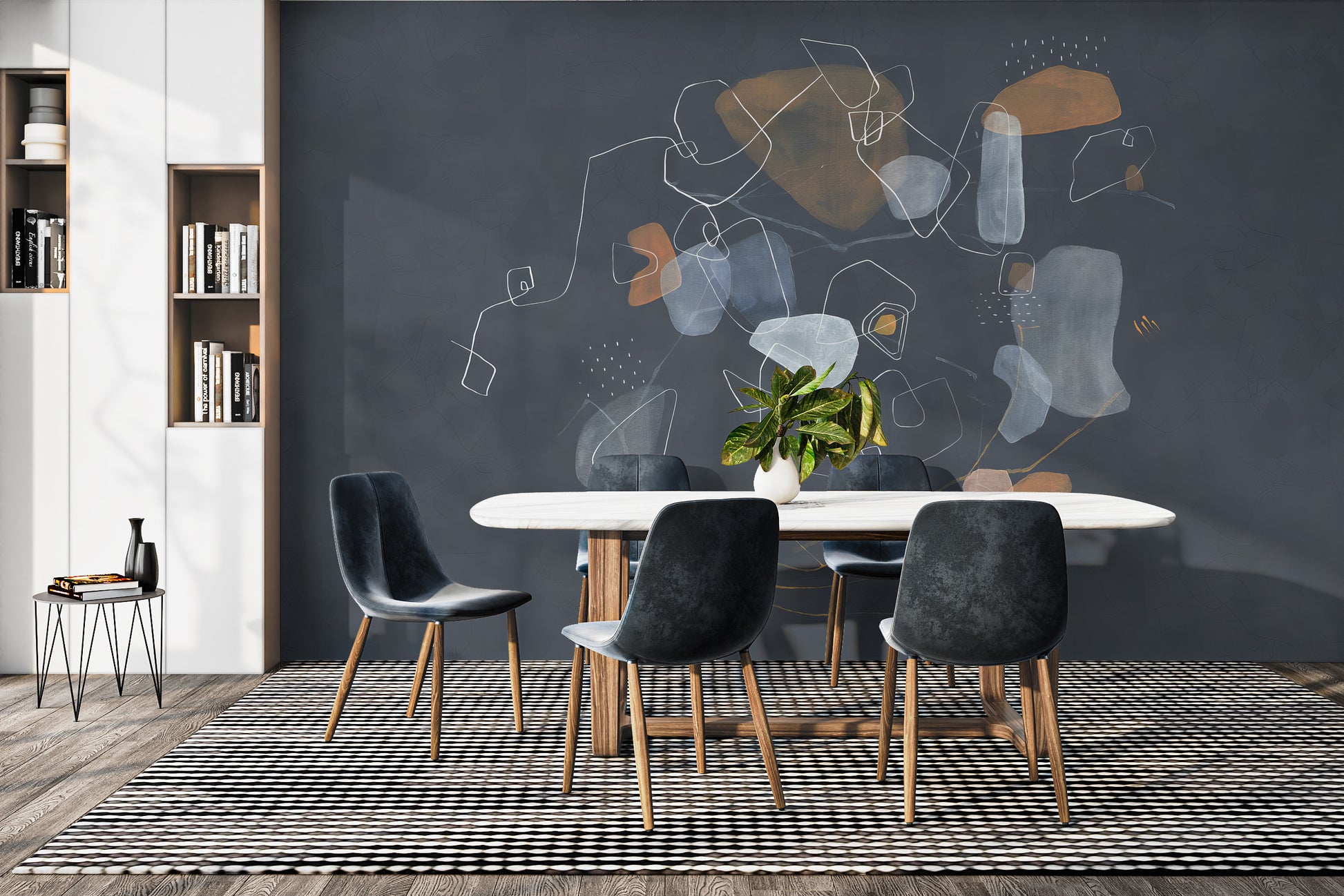 Cosmic rhythm wallpaper mural for walls