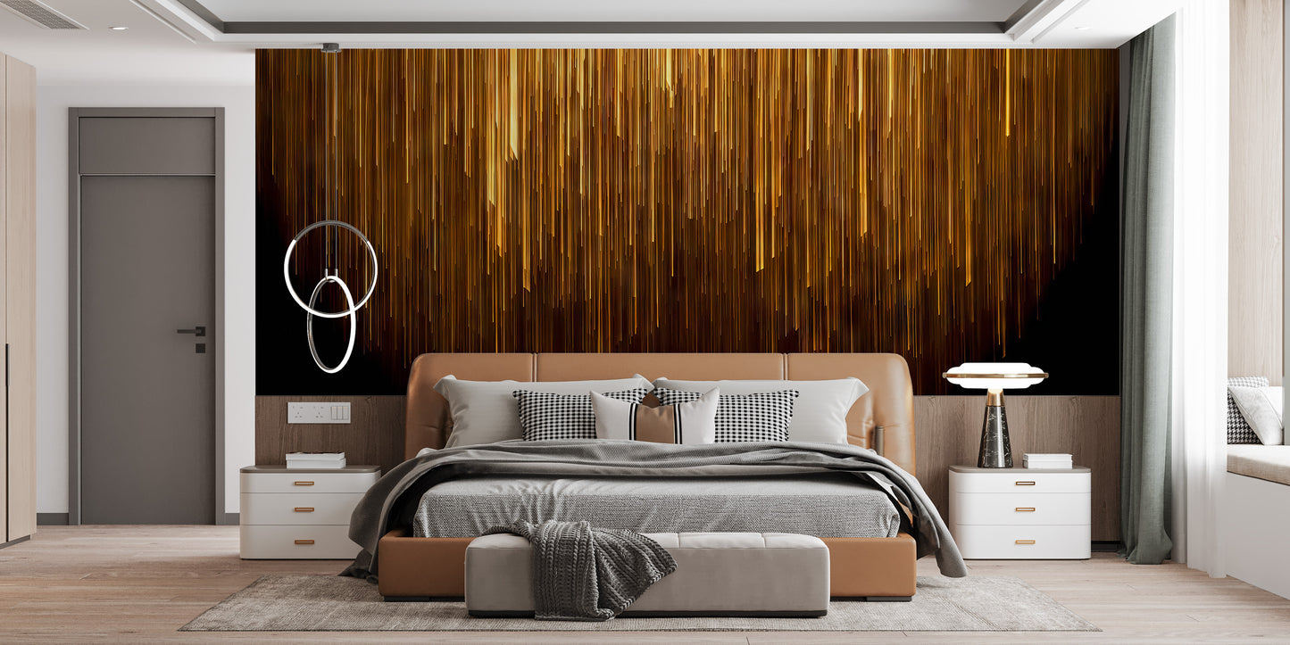 Luxury Gold 3D Wall Mural