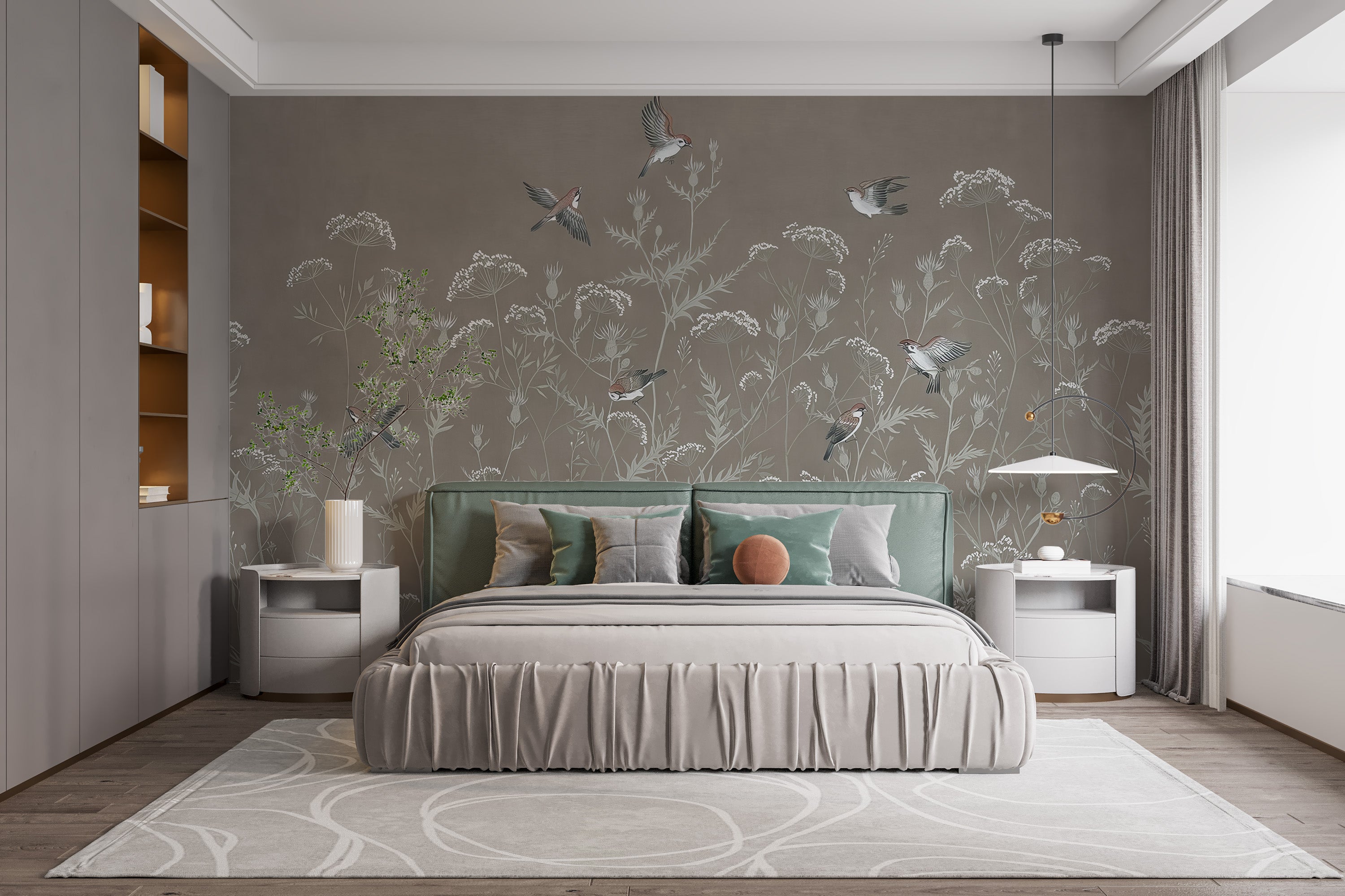 Meadow Melody Wallpaper Mural - Giffywalls