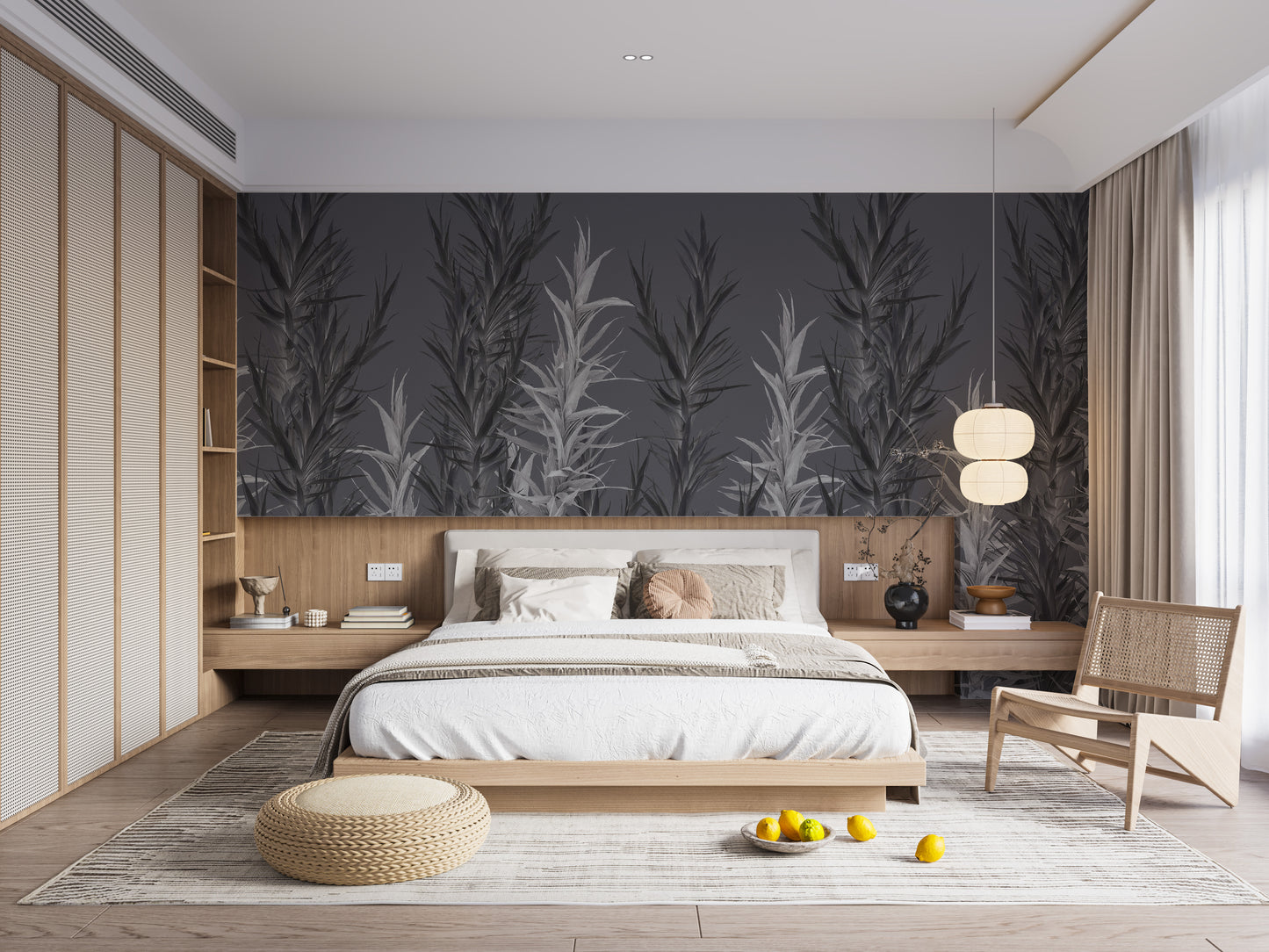 Grey Dracaena Wallpaper Murals - Giffywalls