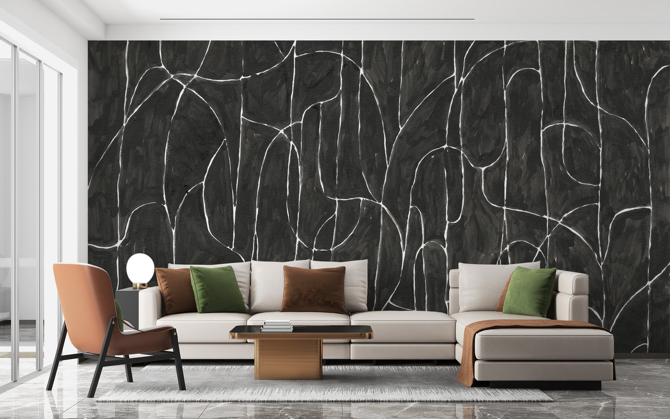 Boulder Beach Black Wallpaper Mural