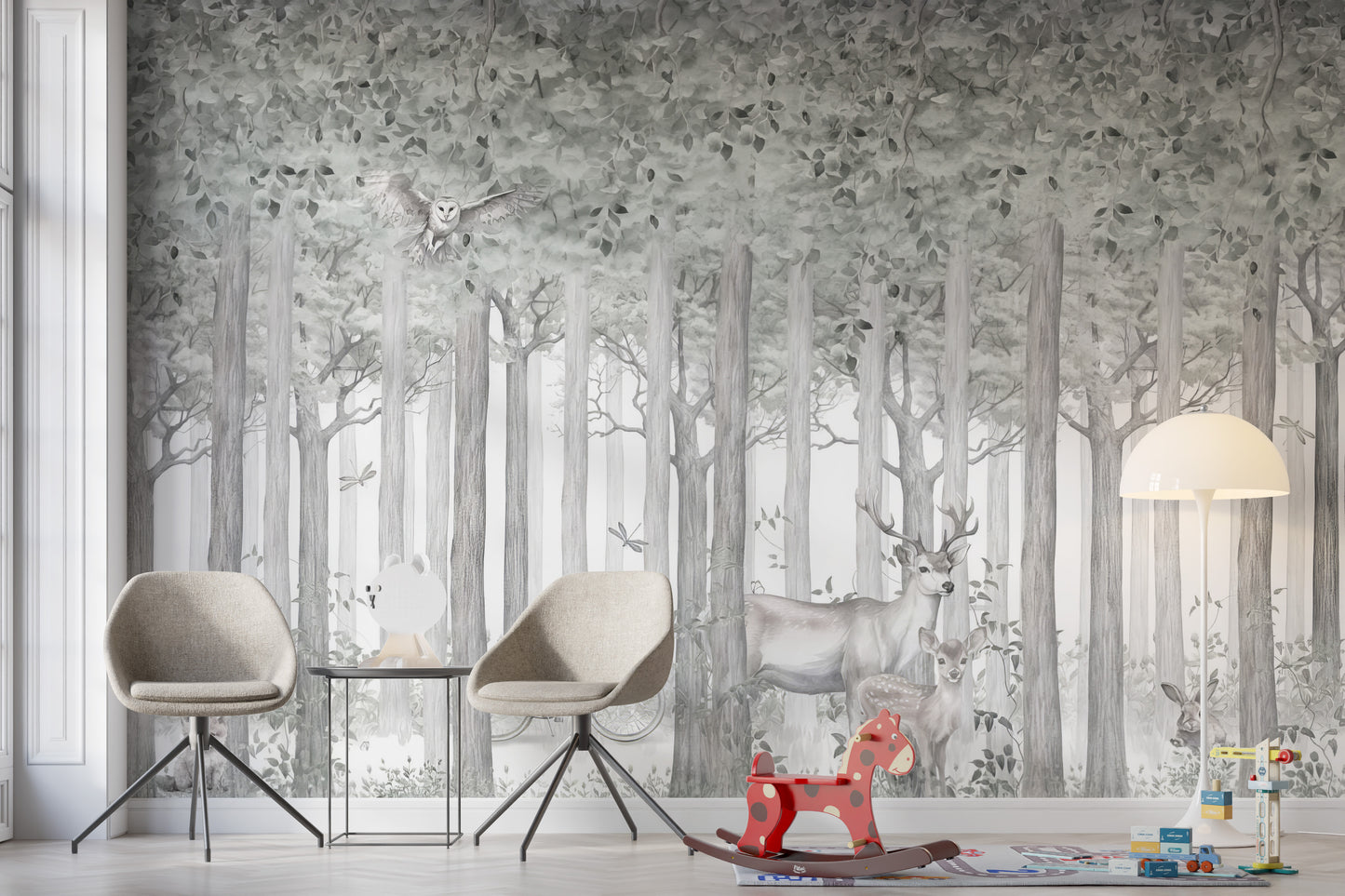 Mystical Fauna Wall Mural