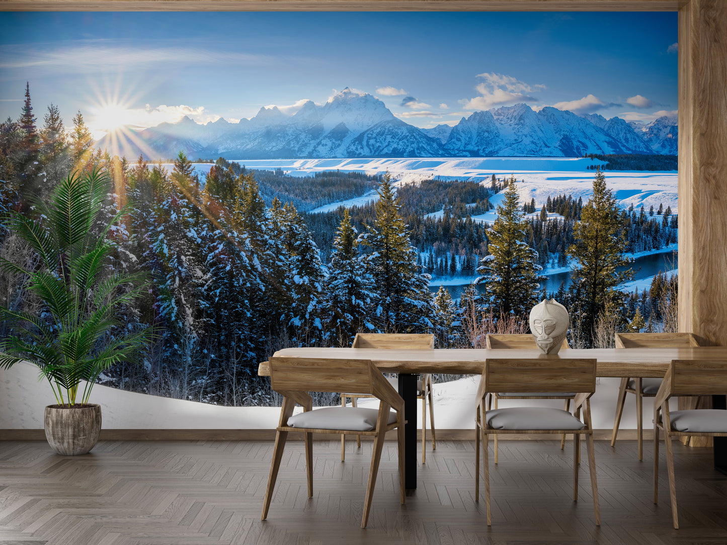 Wyoming Winter Wall Mural