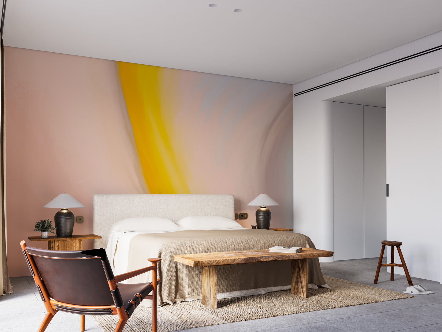 Vibrant Abstract Wall Mural