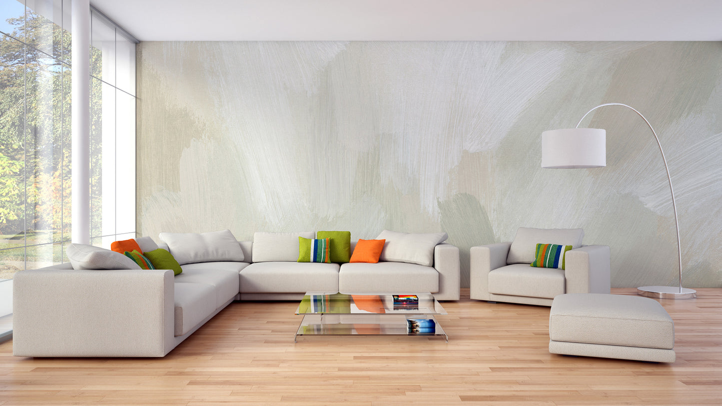 Abstract Pastel Earth Tone Wallpaper Mural