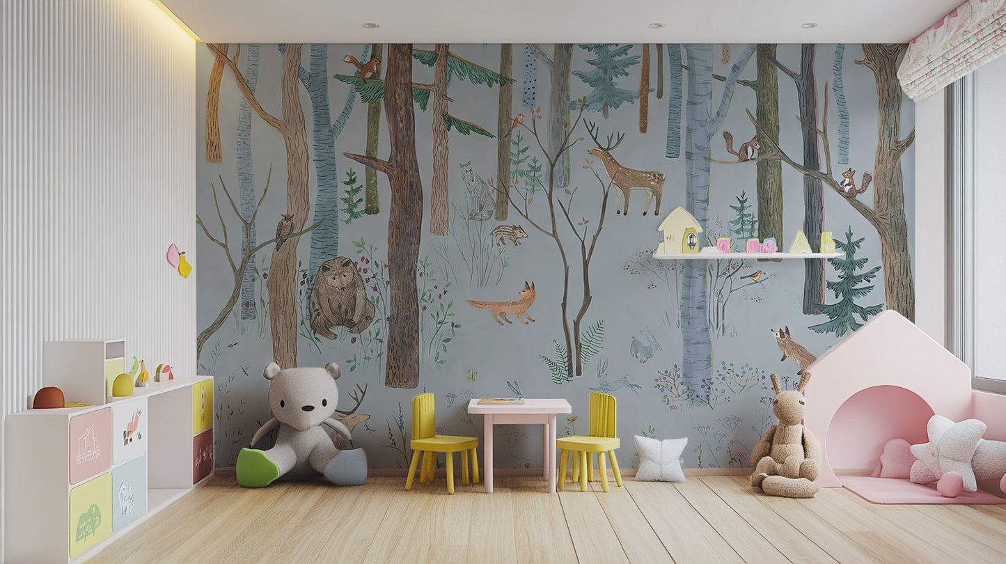 Mystical Wildlife Wallpaper Mural