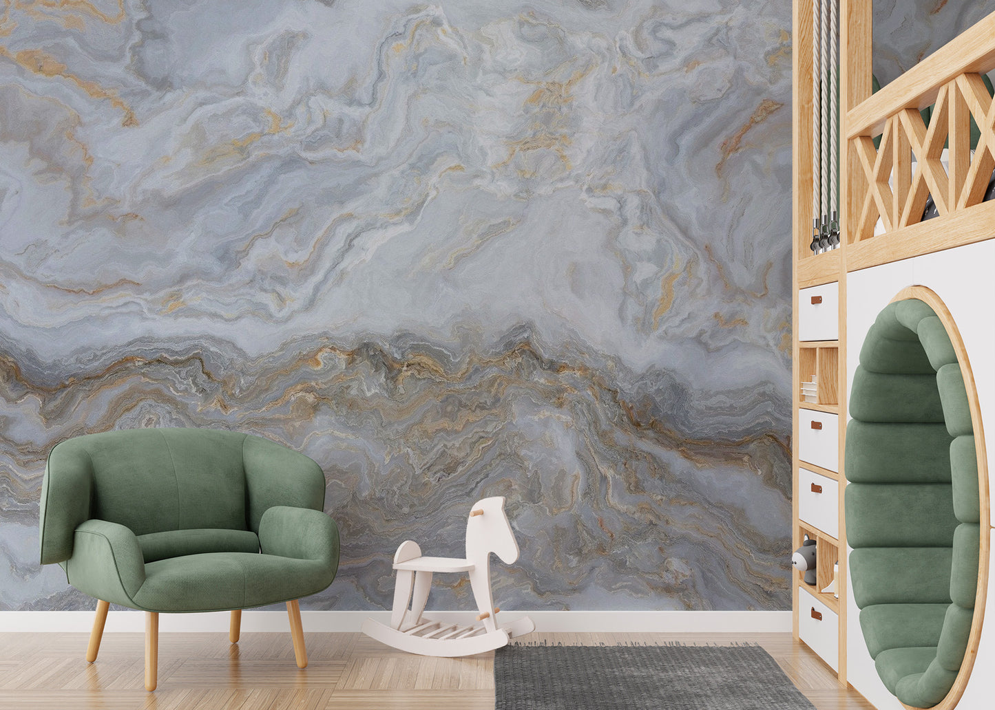 Classic marble finish wallpaper for sophisticated wall decor.