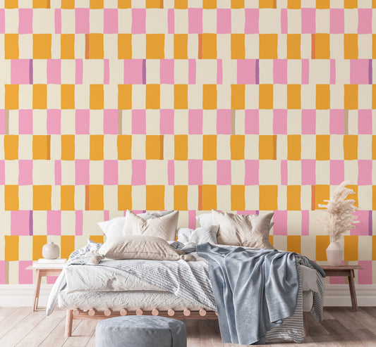 Colorful Checkered Wallpaper