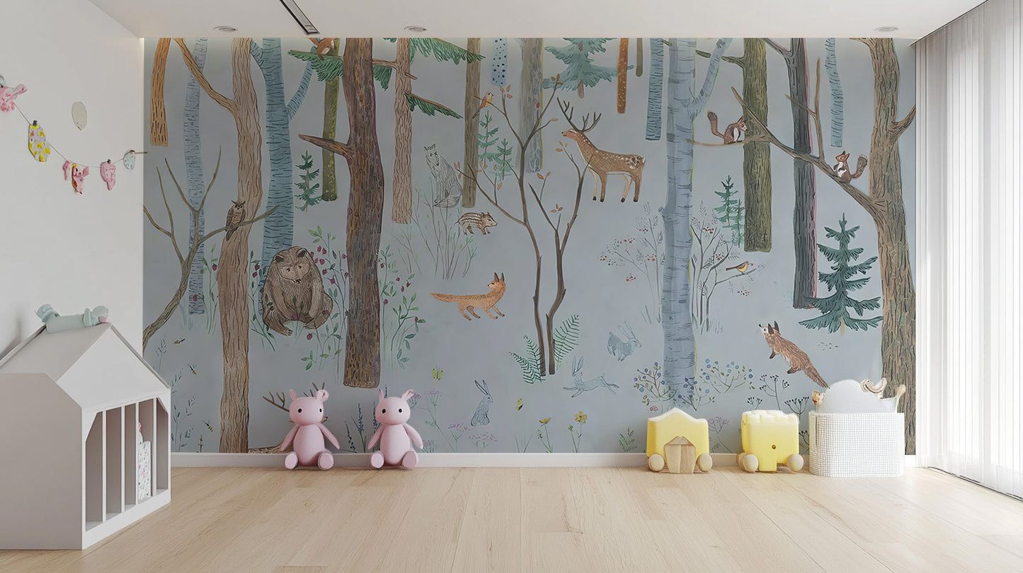 Mystical Wildlife Wallpaper Mural