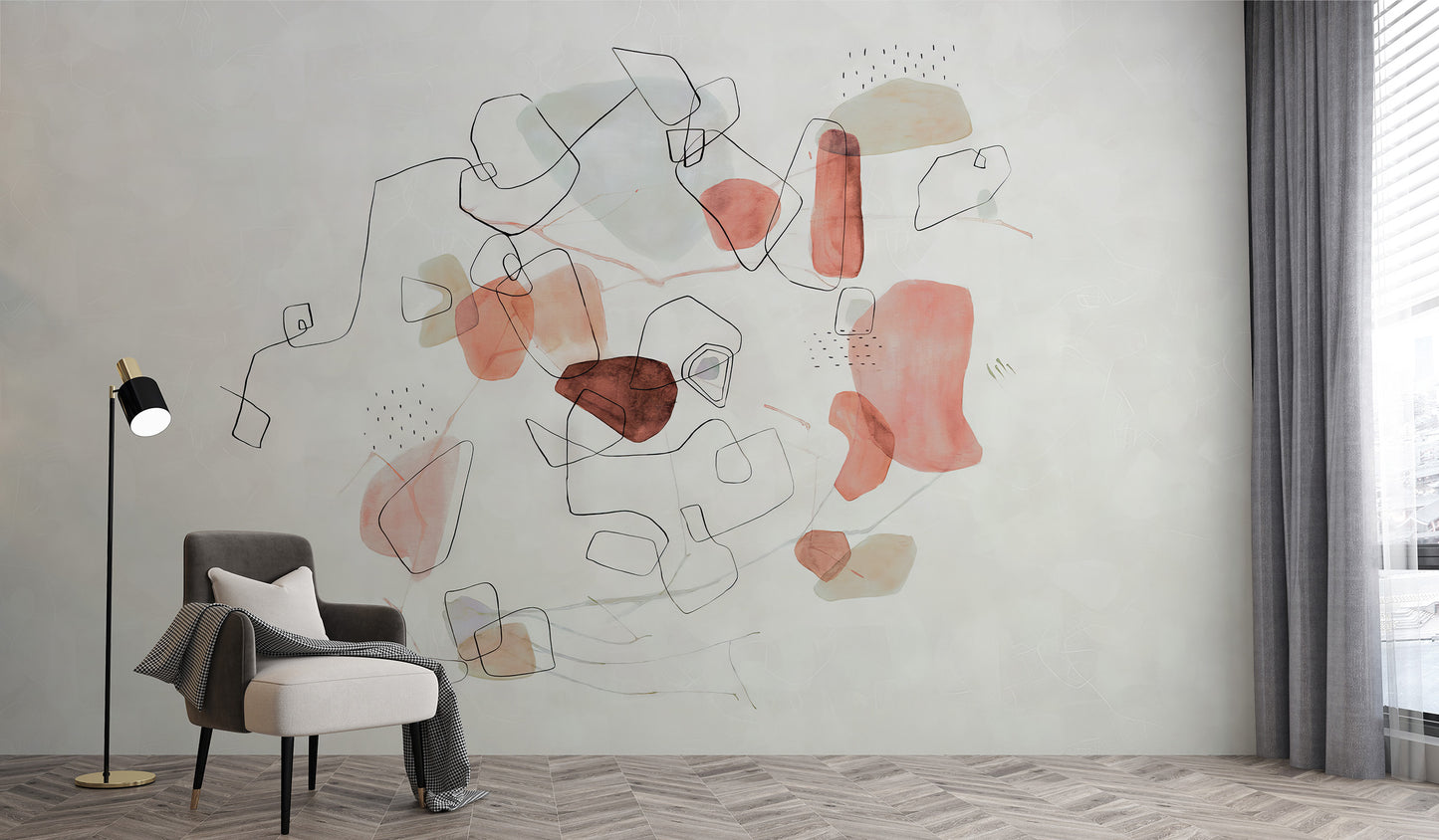 Ethereal Watercolor Wallpaper Mural